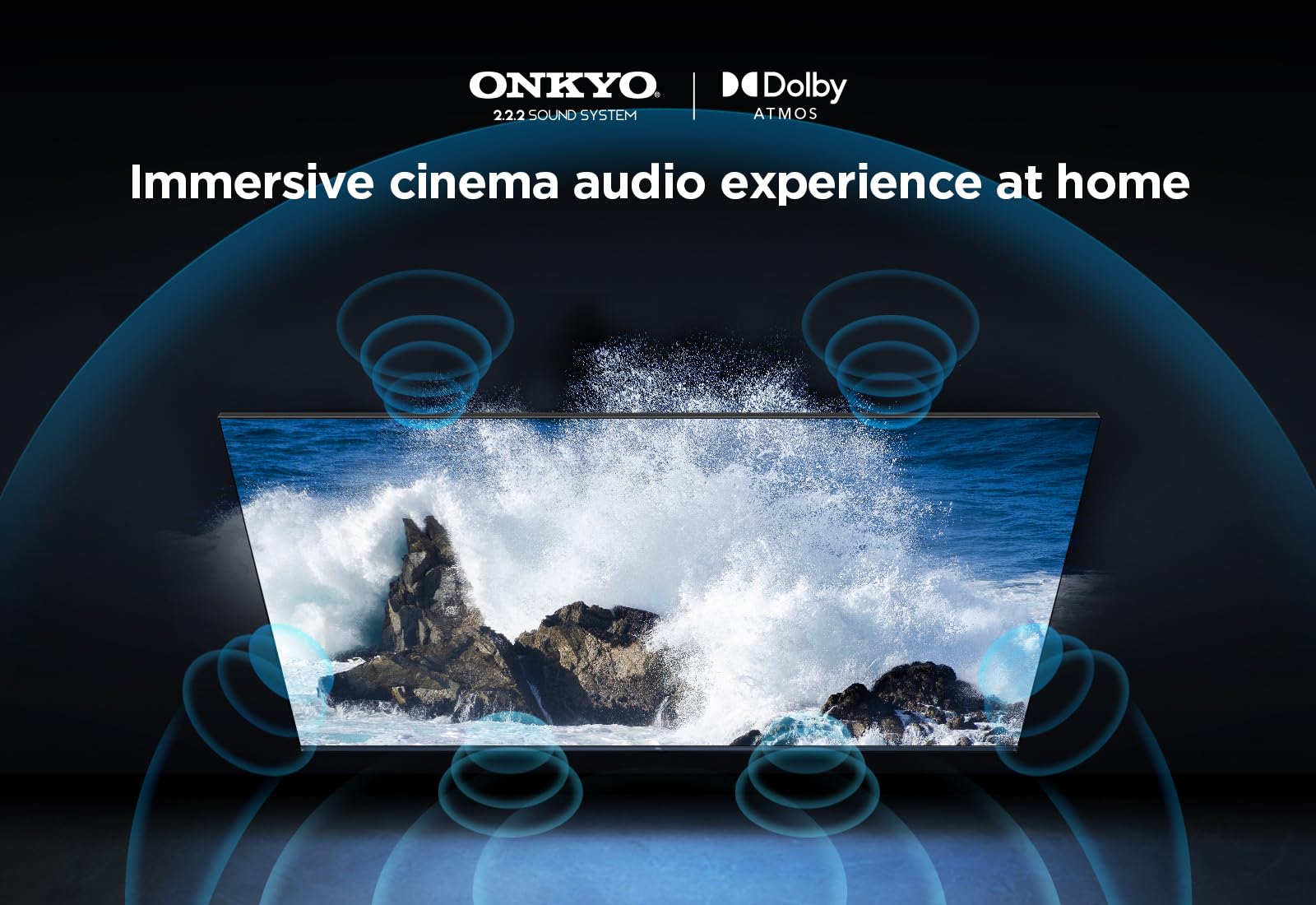 TCL 75Q6C-UK QD-Mini LED TV, 4K HDR Premium 1000nits, Smart TV Powered by Google TV (Dolby Vision IQ & Atmos, Onkyo 2.1 Sound System, 144Hz Motion Clarity Pro, 2025 New Model)