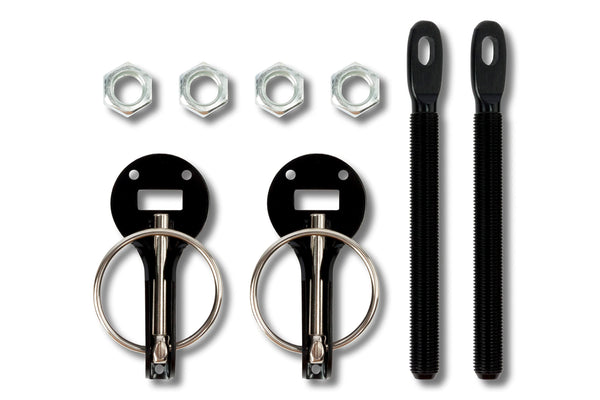 OCC MOTORSPORT BLACK KIT CLOSURE OF BONNET WITH SPRING