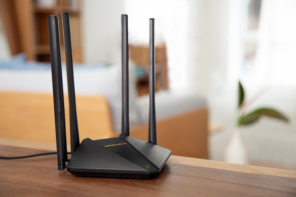 MERCUSYS MR80X Router WiFi 6 AX3000Mbps, Gigabit Ethernet Ports, TP-Link WiFi Router, 4 High-Gain Antennas, Easy Setup, Internet Booster Routers, WiFi Booster, Power Saving, App Control