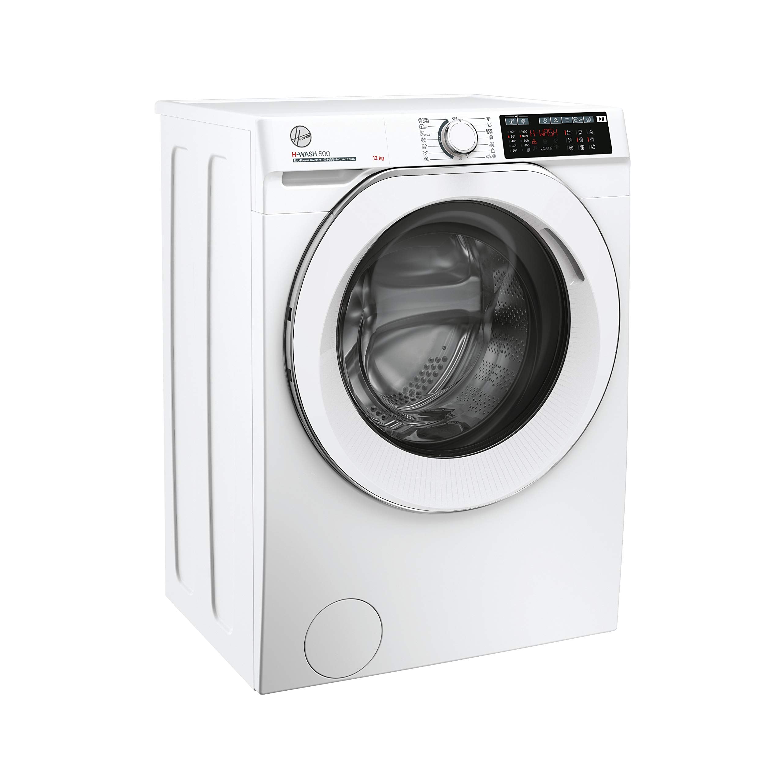 Hoover H-WASH 500 10kg Freestanding Washing Machine, 1400 RPM, A Rated, ECO‑Power Inverter Motor, hOn App, 60 Programmes, Care Dose, Power Care System, White, 60x59x85 cm ‑ HW 410AMC/1-80
