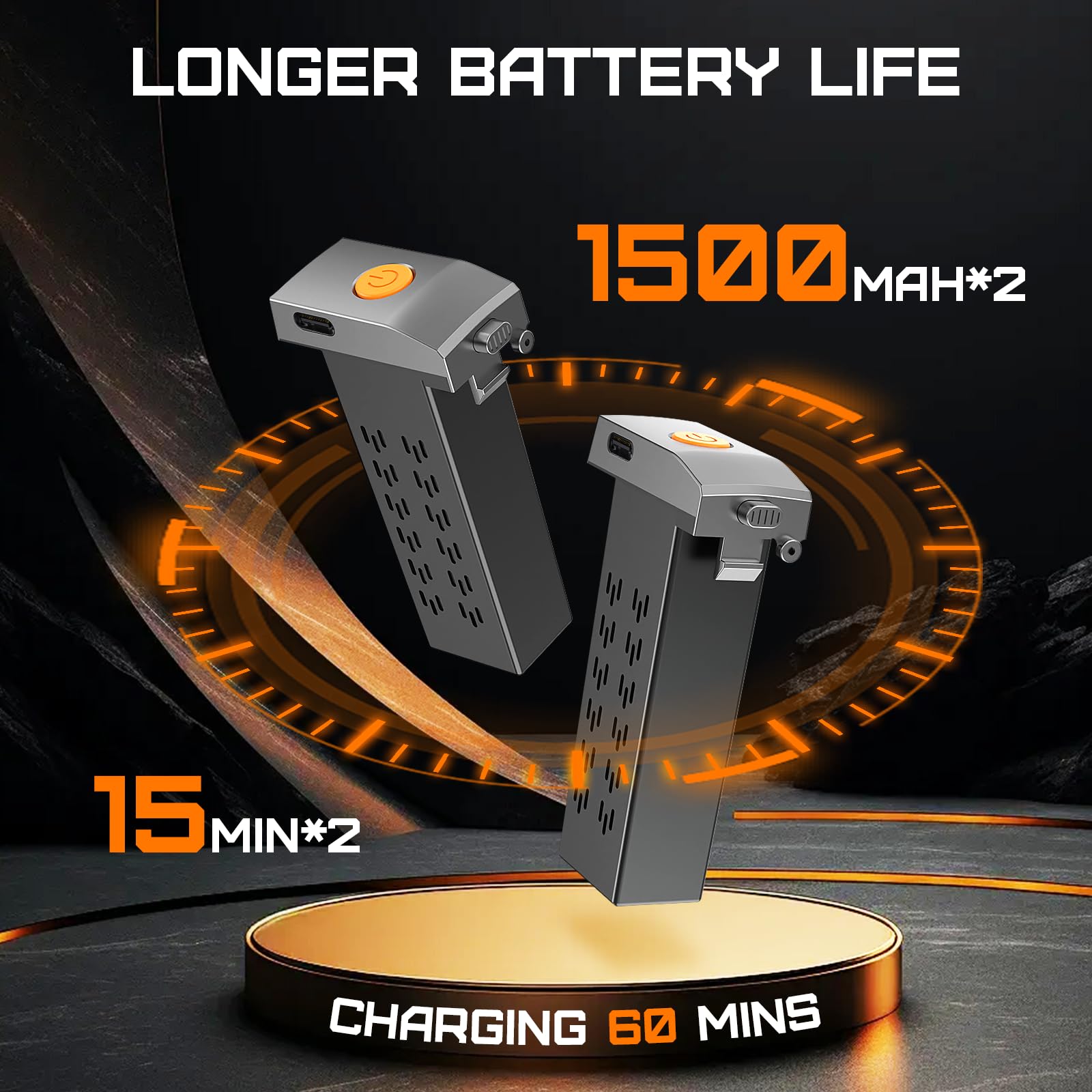 Brushless Motor Drone with 4K Adjustable Camera for Kids and Adults, Foldable RC Quadcopter with LED Lights, 30 Mins Long Flight Time, Mini Drone Toys Gifts for Beginners, Boys and Girls