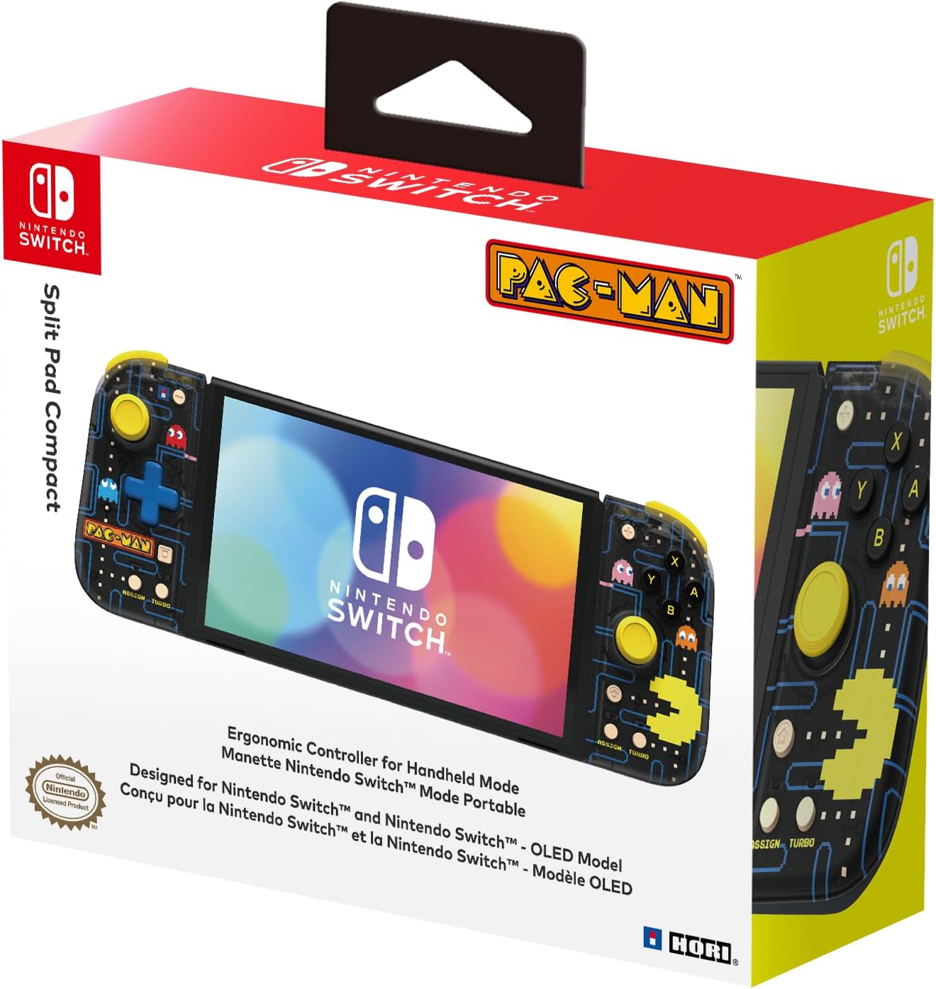 Hori Split Pad Compact (PAC-MAN) for Nintendo Switch