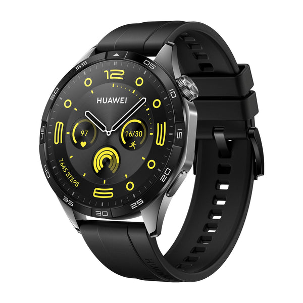 HUAWEI WATCH GT 4 Smart Watch for men women - Up to 2 Weeks Battery Life Fitness Tracker - Compatible with Android & iOS - Health Monitoring with Pulse Wave Analysis - GPS Integrated -Black