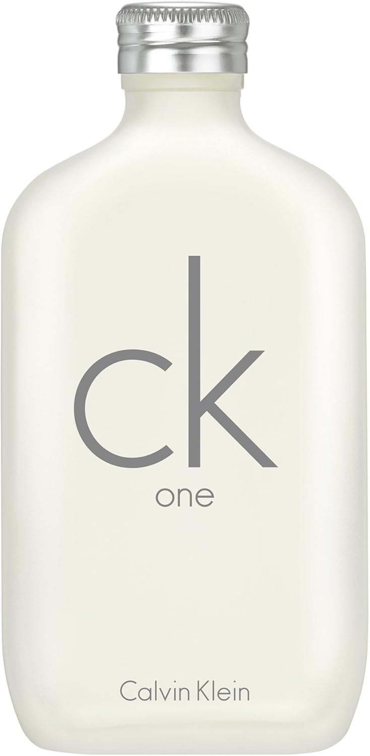 CALVIN KLEIN CK One - Unisex Eau de Toilette for All - Citrus & Aromatic Fragrance with Notes of Green Tea, Nutmeg and Musk - Medium Longevity - 200ml