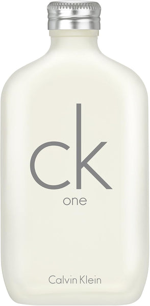 CALVIN KLEIN CK One - Unisex Eau de Toilette for All - Citrus & Aromatic Fragrance with Notes of Green Tea, Nutmeg and Musk - Medium Longevity - 200ml