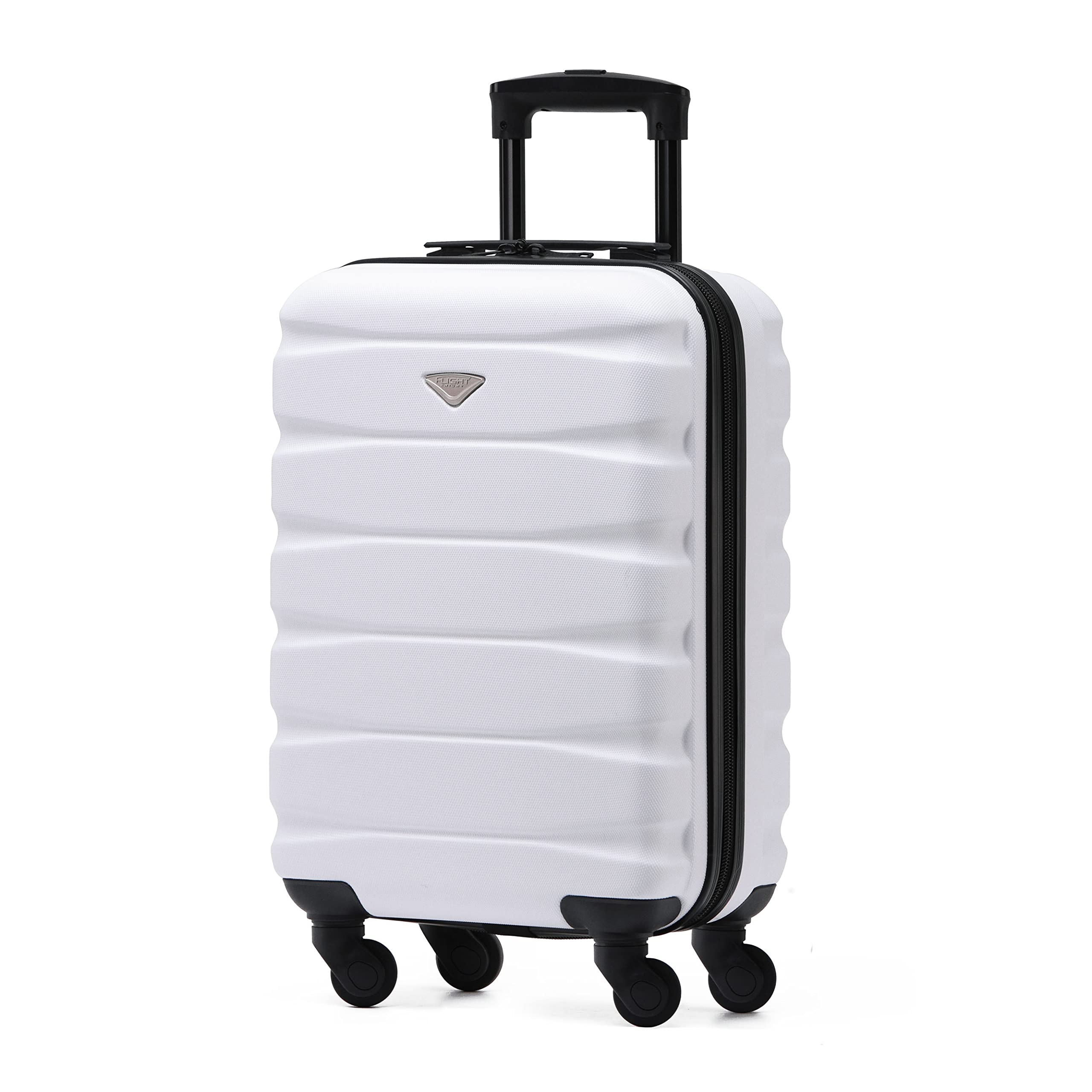 Flight Knight Set of 3 Lightweight 4 Wheel ABS Hard Case Suitcases Cabin & Hold Luggage Options Approved for Over 100 Airlines Including easyJet, British Airways, Ryanair, Jet2 & Many More