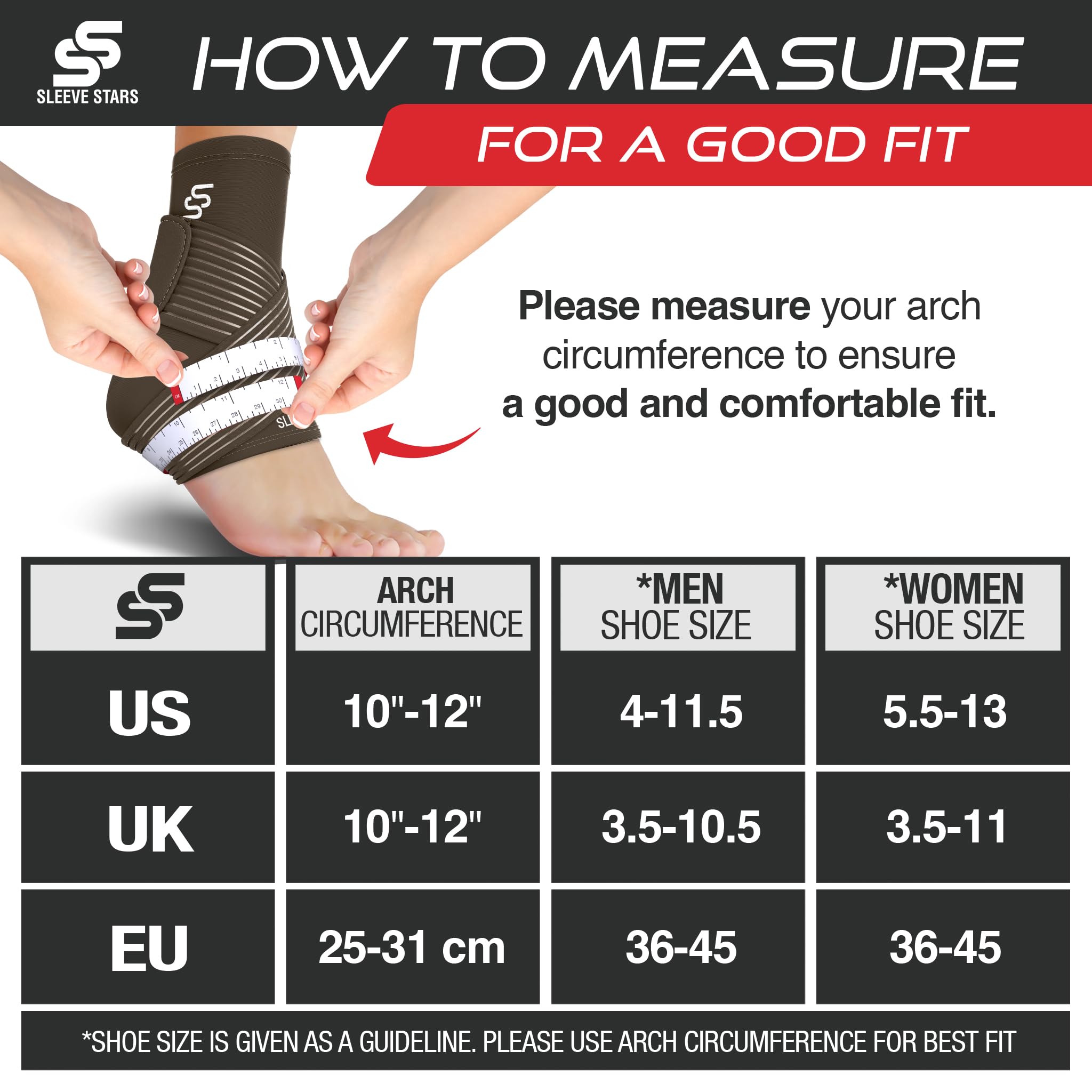 Sleeve Stars Ankle Brace for Sprained Ankle, Plantar Fasciitis Relief Ankle Support for Women & Men, Ankle Compression Sleeve w/Strap, Achilles Tendonitis Brace, Foot Brace Wrap (Single/Hot Pink)