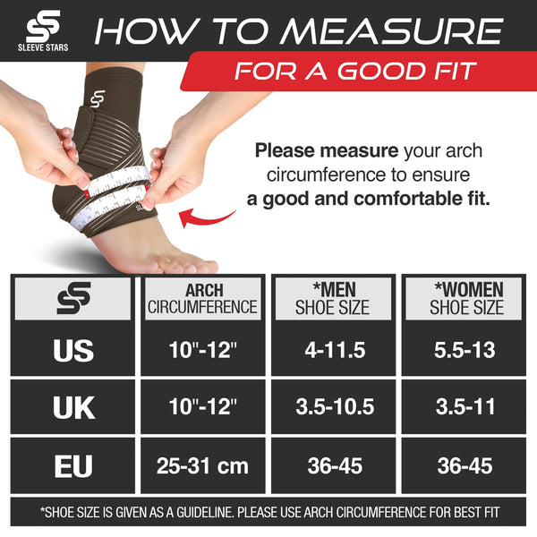 Sleeve Stars Ankle Brace for Sprained Ankle, Plantar Fasciitis Relief Ankle Support for Women & Men, Ankle Compression Sleeve w/Strap, Achilles Tendonitis Brace, Foot Brace Wrap (Single/Hot Pink)