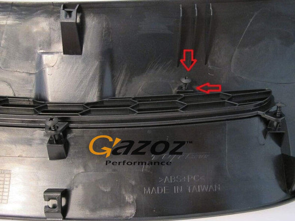 Gazoz Performance Gloss Black Hood Scoop Bonnet Air Intake Vent For Mini Cooper S R56 R57 R58 R59