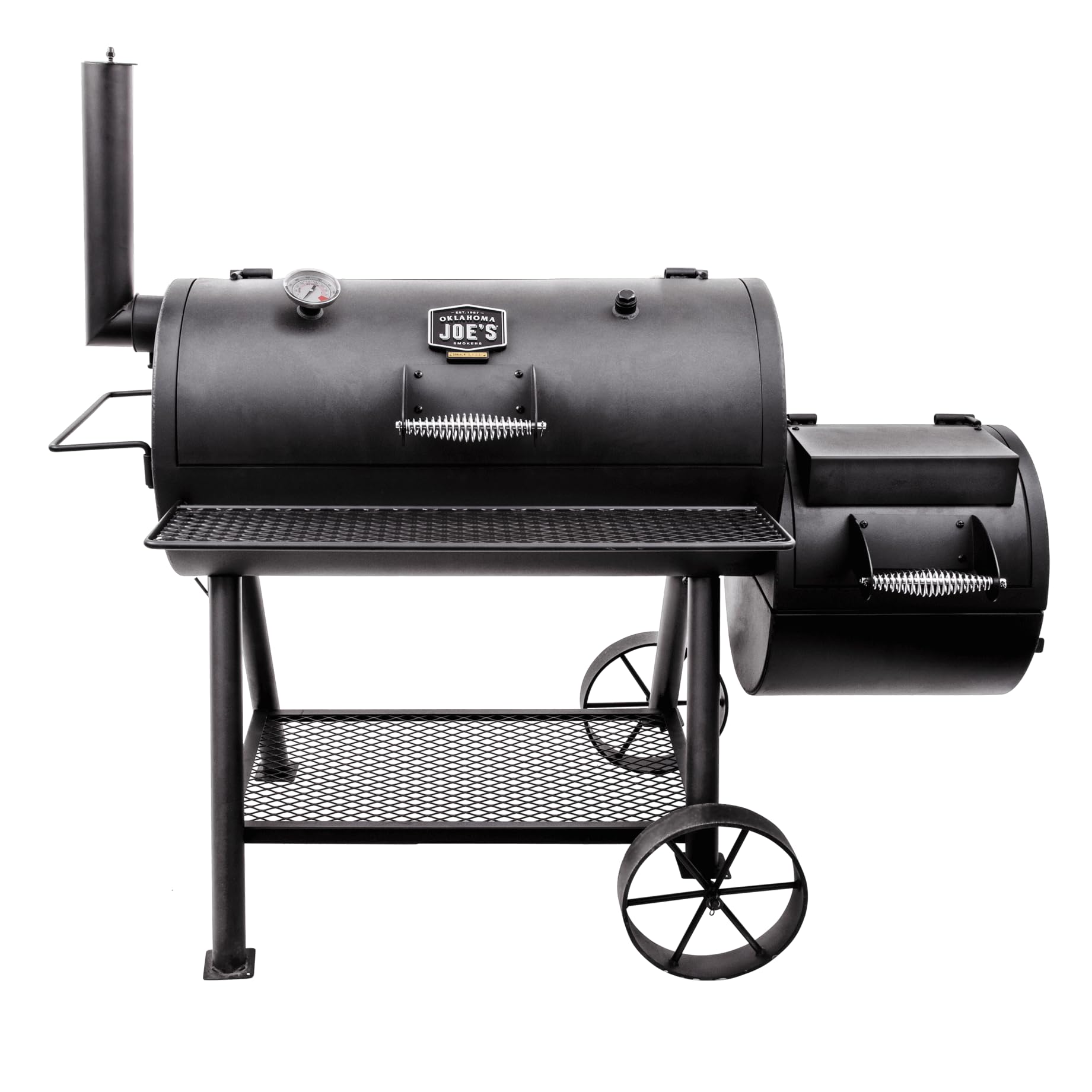 Char-Broil 140 755 Oklahoma Joe’s® Highland Smoker, Black Finish.,145 x 85 x 135 cm