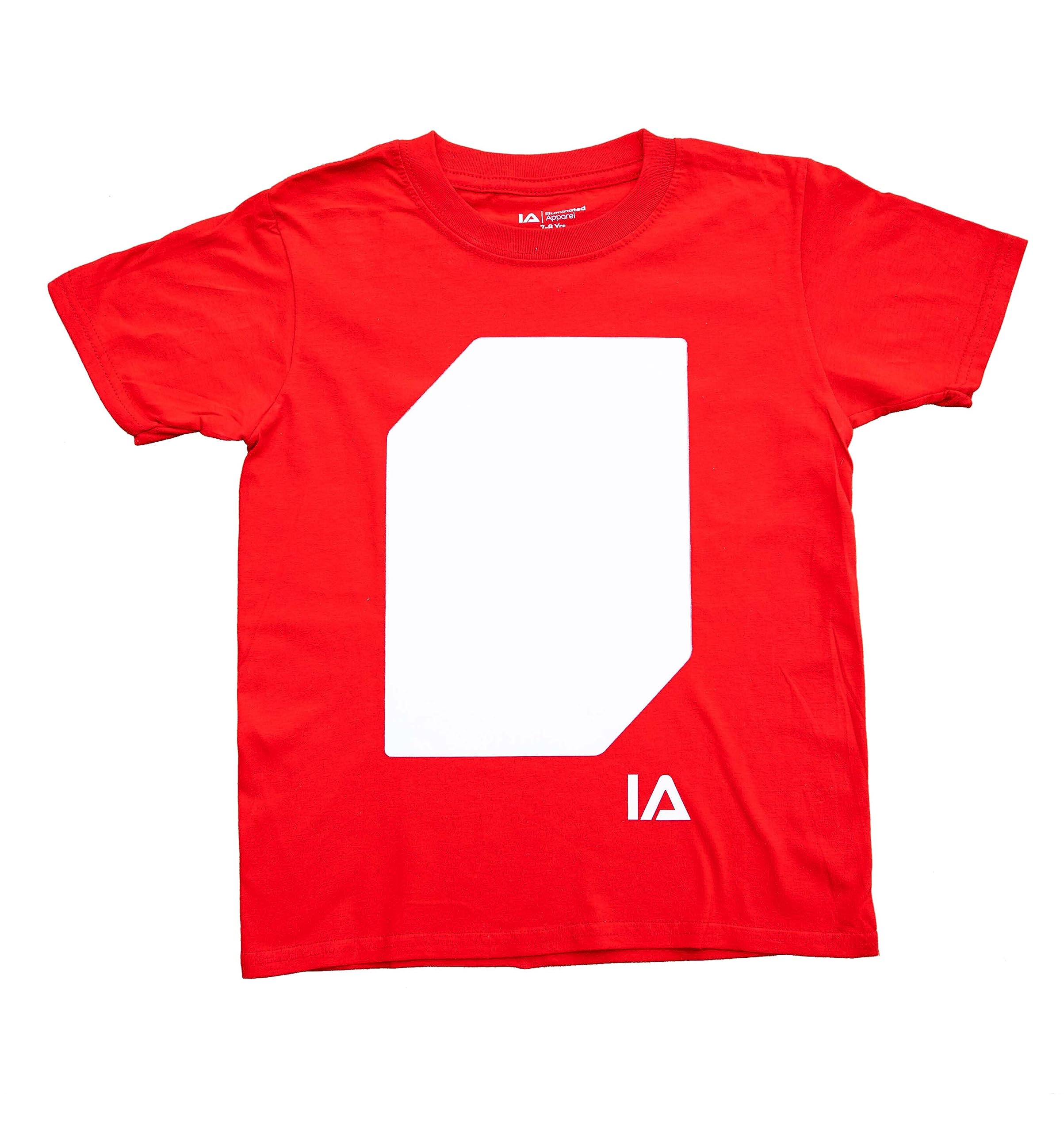 Illuminated Apparel Interactive Glow in The Dark T-Shirt - Fun for Birthday Parties & Festivals - Light up The Night