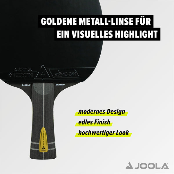 JOOLA Professional Infinity Carbon Table Tennis Bat ITTF Approved Competition Table Tennis Bat 29.5 x 18 x 3.5 cm Black