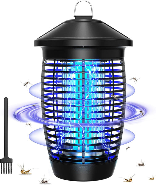 PALONE Bug Zapper 4500V Mosquito Killer Lamp 20W Insect Fly Zapper Traps with UV Light Catcher 100m² Coverage for Indoor Garden Outdoor, Effective Fly Killer for Mosquitoes, Flies, Wasps, Moths