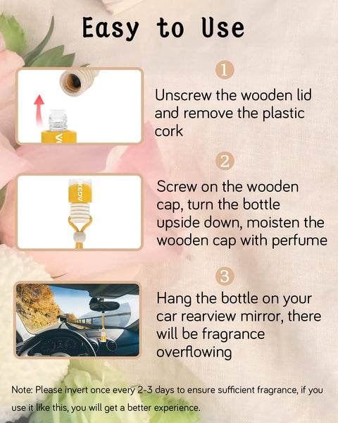 Ikeda scents Ikeda Car Air Fresheners | Automotive Hanging Pendant | Auto Perfume Diffuser with Real Oil | Strong and Long Last Fragrance | Fresh Smell Cover Odours | Car Accessories for Men Women