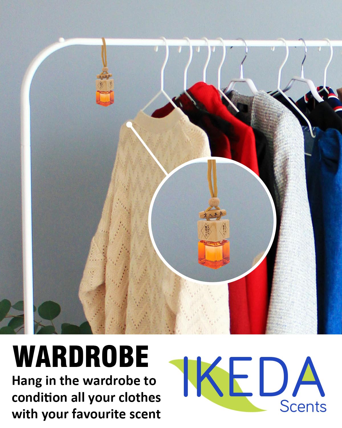 Car Air Fresheners for Men | Air Fresheners with Odour Eliminator Technology | Long Lasting Fragrance Car Accessories for Men | Strong Scents Perfume Diffusers (10ml Dark Night)