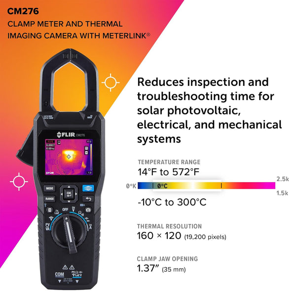 FlIR CM276 IGM Clamp Meter with METERLiNK
