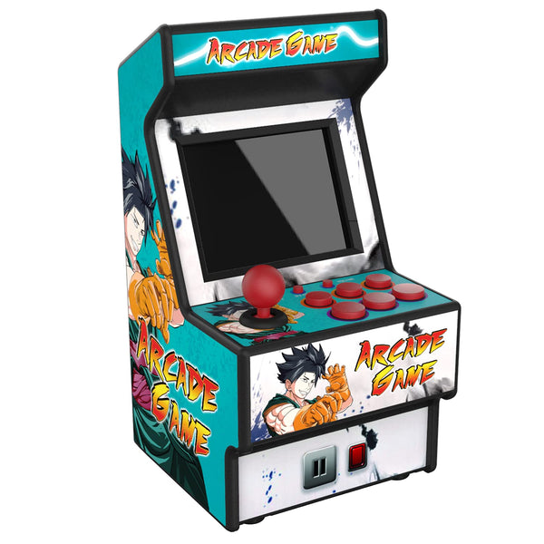 Mini Arcade Machine, 156 Built-In 16-Bit Games, 2.8” Full Colour Screen, 8-Way Joystick, Handheld Retro Games Console – Gaming by Golden Security!