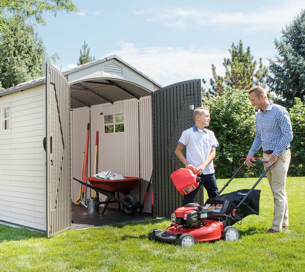 Lifetime 60282 Outdoor Storage Shed, 7 x 12 ft.