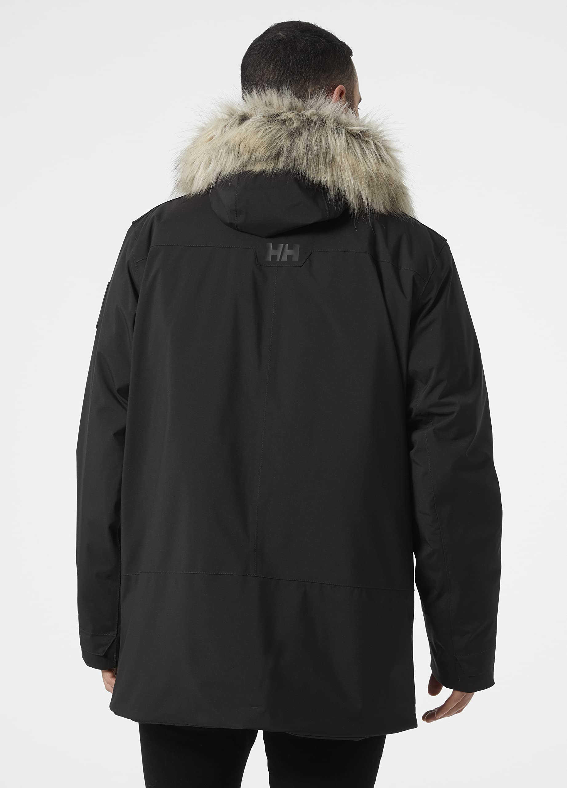 Helly Hansen Men's Reine Parka – Waterproof Insulated Parka with Adjustable Hood and Reflective Details