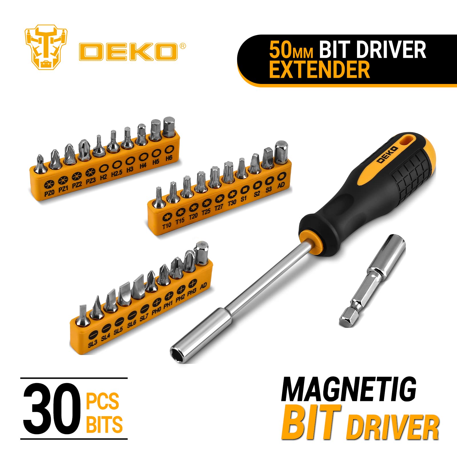 DEKO Tool Kit Set Box Home Repair DIY Tools Basic Hand Toolbox Sets for Home 138Piece