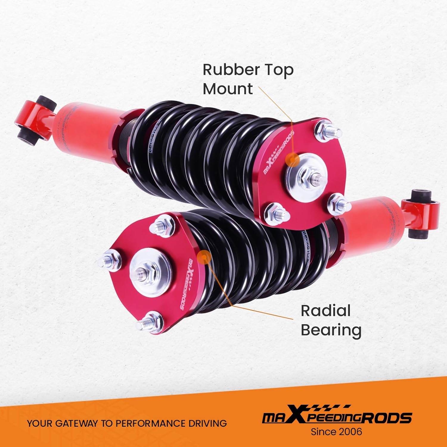 maXpeedingrods Coilover Suspension Lowering Shock Strut for IS200 IS300 XE10 1997-2005