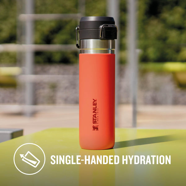 STANLEY Quick Flip Stainless Steel Water Bottle 0.47L - Keeps Cold For 7 Hours - Leakproof - BPA-Free Thermal Flask - Dishwasher Safe - Cup Holder Compatible