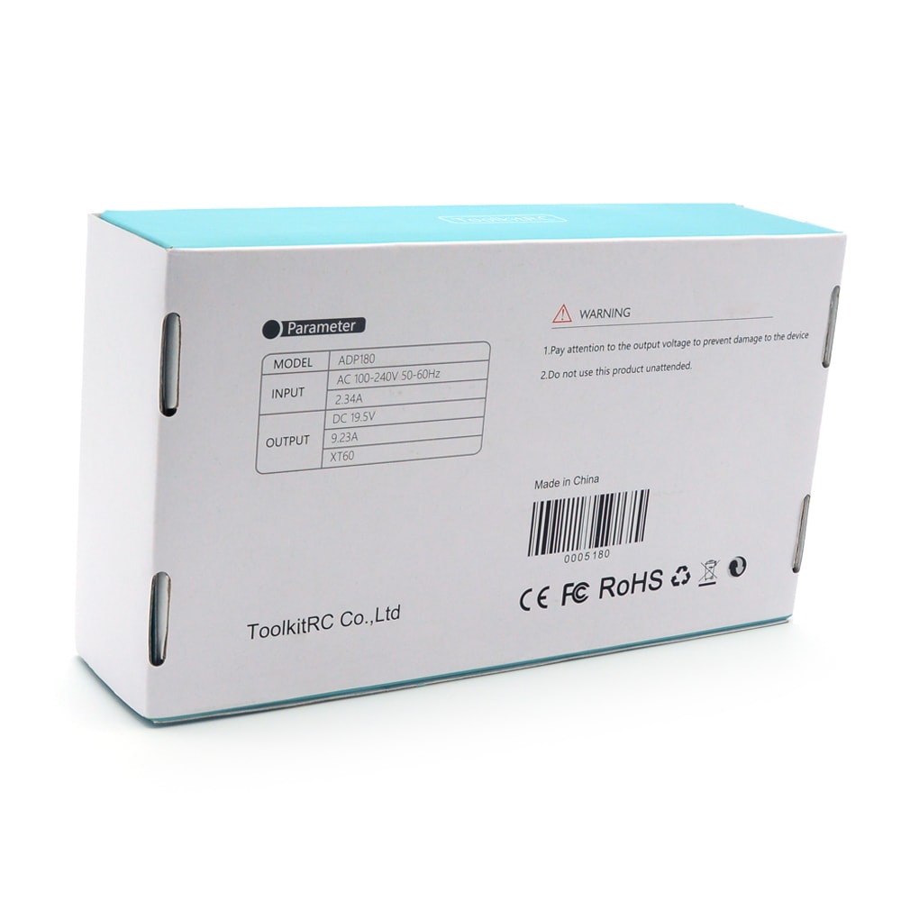 ToolKitRC ADP200 200W Power Supply with XT60 Output