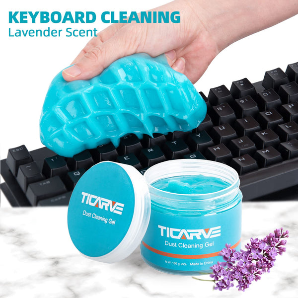 TICARVE Cleaning Gel for Car Cleaning putty Dust Cleaner Gel Car Slime Cleaner Auto Detailing Putty Car Interior Cleaner Keyboard Cleaner for Computer