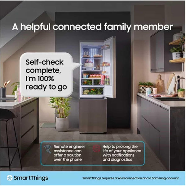 Samsung RH69CG895DS9EU fridge-freezer Freestanding 645 L Silver