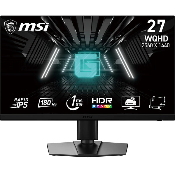 MSI G274F 27 Inch FHD Gaming Monitor - 1920 x 1080 Rapid IPS Panel, 180 Hz / 1ms, 134% sRGB Colour Gamut / G-SYNC Compatible- DP 1.2a, HDMI2.0 CEC