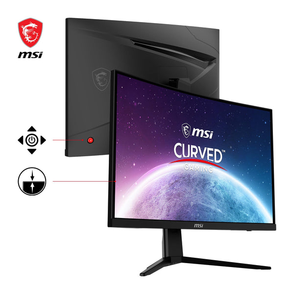 MSI G274F 27 Inch FHD Gaming Monitor - 1920 x 1080 Rapid IPS Panel, 180 Hz / 1ms, 134% sRGB Colour Gamut / G-SYNC Compatible- DP 1.2a, HDMI2.0 CEC