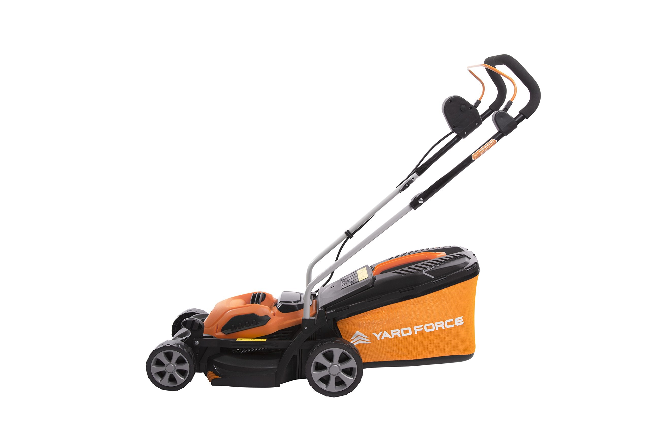 Yard Force 40V Cordless Lawn Mower 32cm Cutting Width, Lithium-Ion Battery, 30L Grass Collector, Rear Roller, 5 Height Adjustments – Small to Medium Lawns