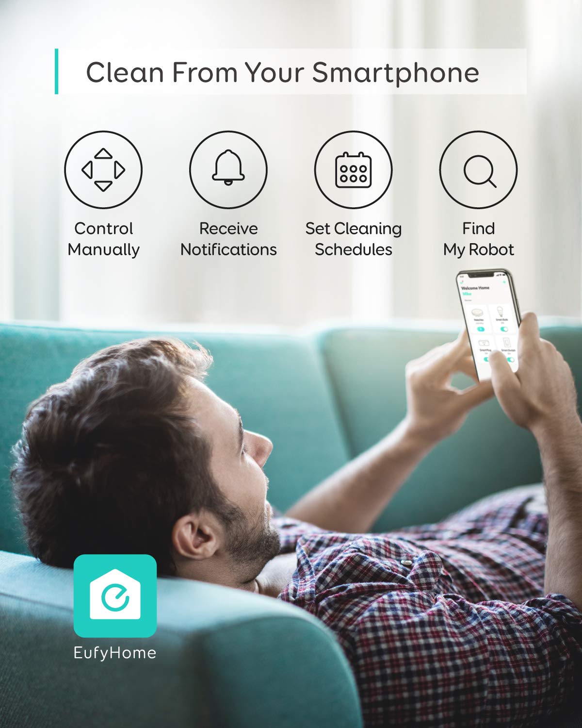 eufy Robot Vacuum C10 with Self Empty Station, 4,000Pa, 2.85-Inch Ultra-Slim Body, Up to 60 Days of Hands Free Cleaning,Carpet Cleaning, Edge Expansion Brush, Quiet, Point Laser Navigation