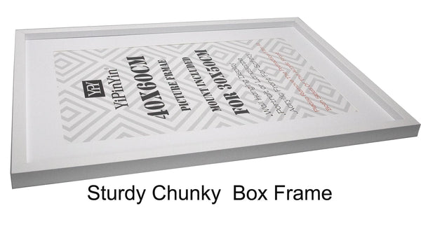 Black 50x70cm Boxed Picture Frames Set of 3 with Mounts for 40x60cm, 70x50cm poster frame with Acid Free mount for 40x60cm photo (Black 3Pack)