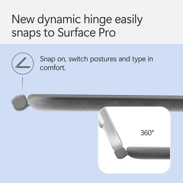 Microsoft Surface Pro Flex Keyboard with Slim Pen | Black | 2-in-1 Alcantara® Keyboard for Surface Pro Windows 11 Copilot+ PC