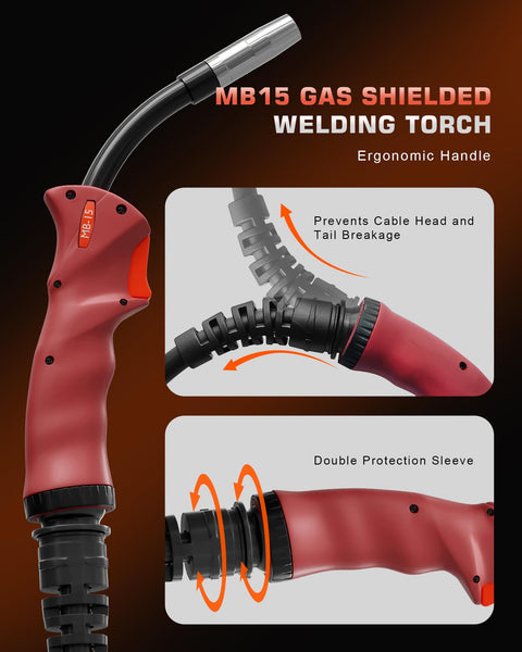 FEIFANKE MIG Welders 240V 250A 6 in 1 Without Gas MIG/Gas MIG/MMA/Lift TIG/Spot Welding/Single Pulse MIG Welding Machine IGBT Inverter Gasless MIG Welders with Fast Wire Feed Gas Test