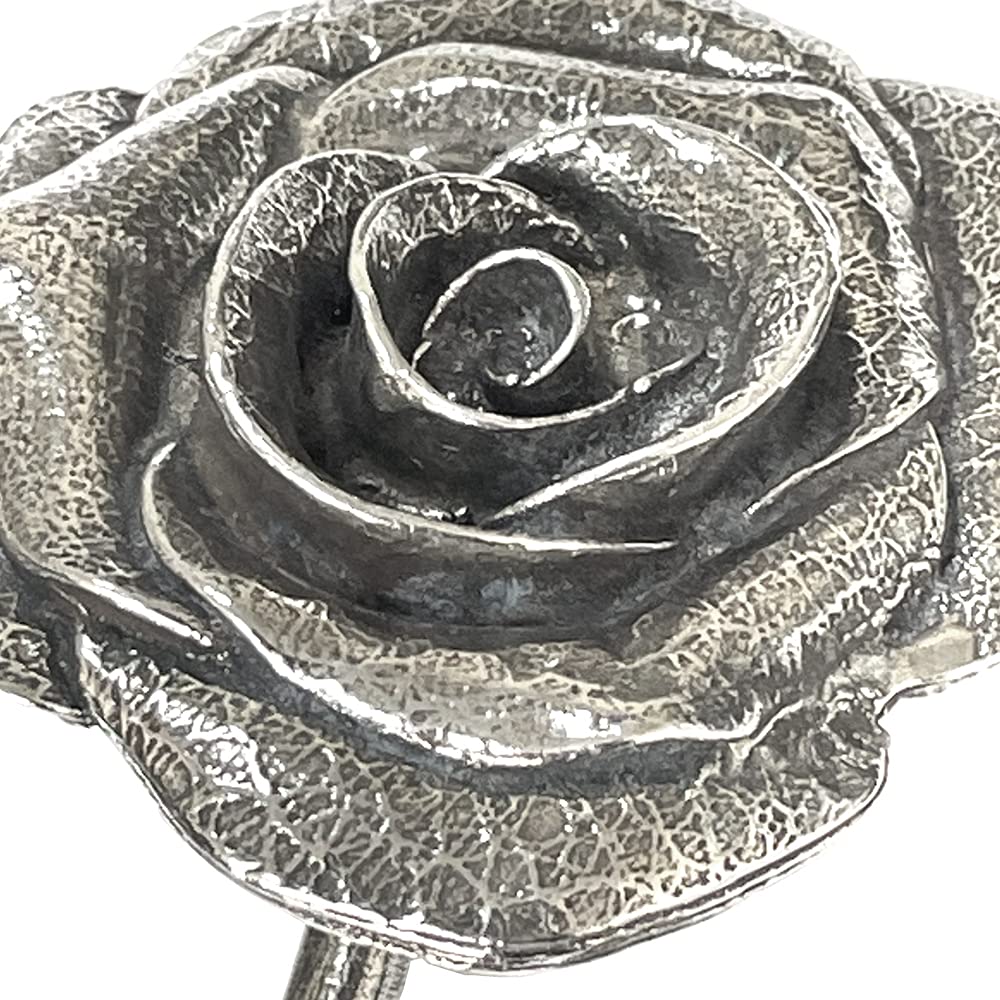 English Pewter Company 10th Tenth Tin Ten 10 Year Wedding Anniversary Everlasting Forever Rose Keepsake Gift [ANN101]