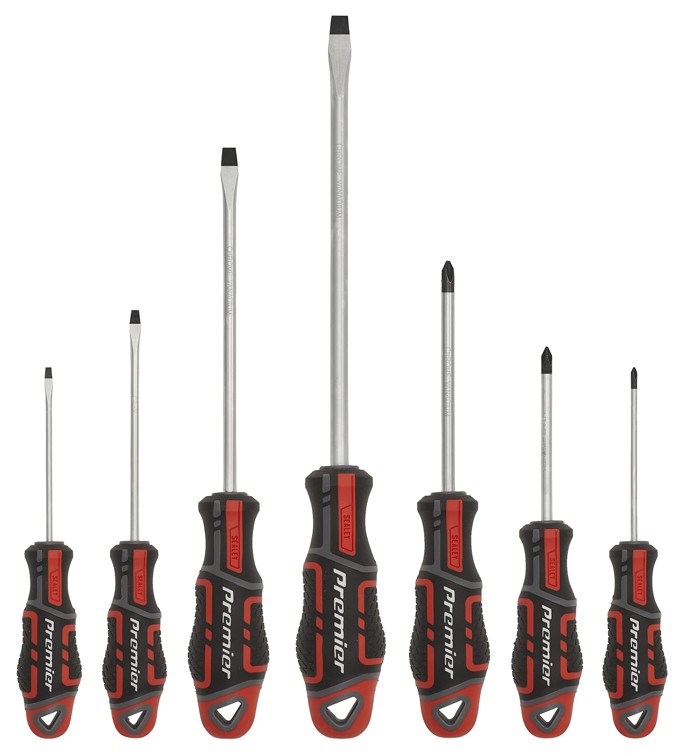 Sealey AK4325HV 7PC Gripmax Screwdriver Set Hi-Vis