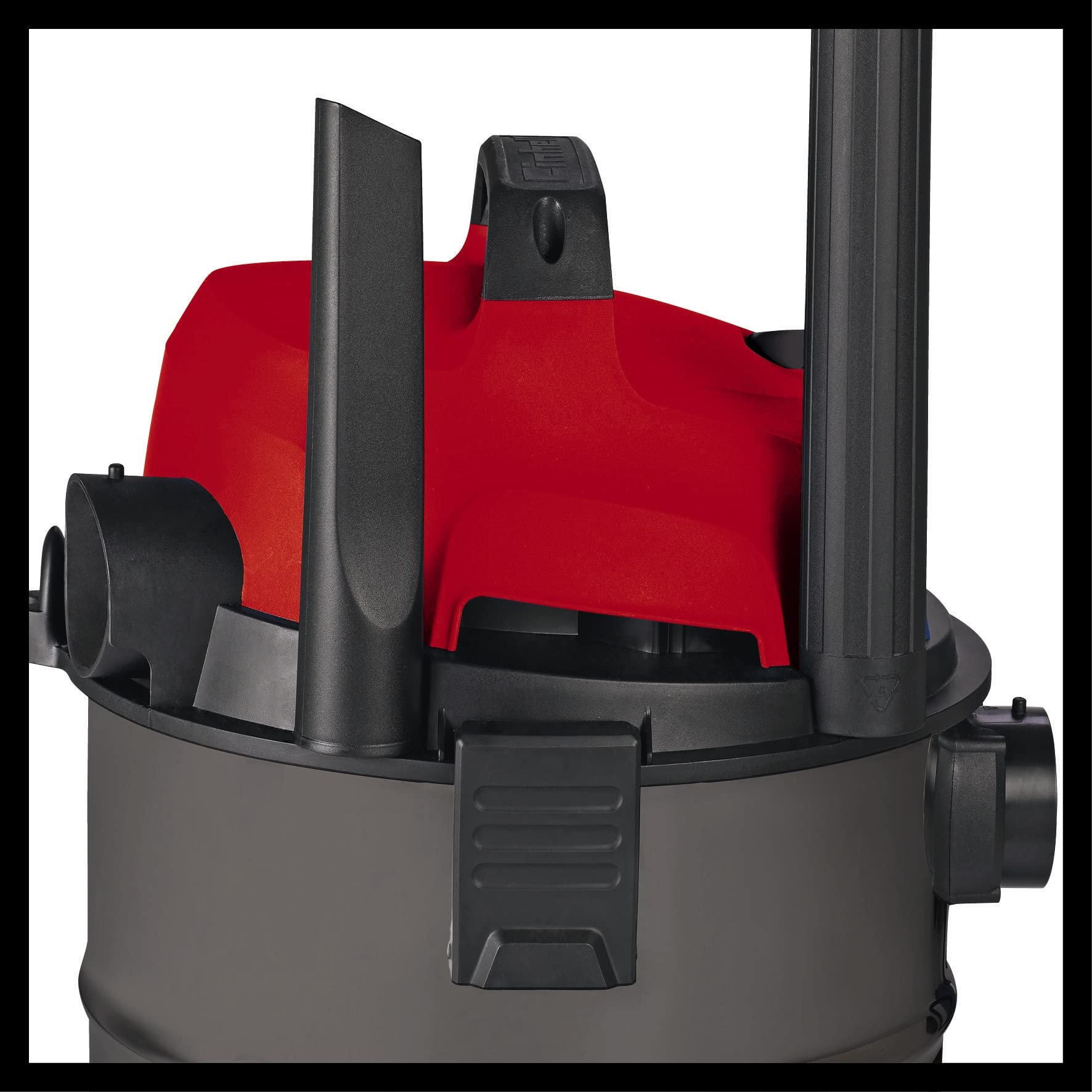 Einhell TC-VC 1815 wet & dry vaccum cleaner (1250 W, 180 mbar, robust 15-liter plastic tank, blow connection, 4 castors, accessories holder, incl.