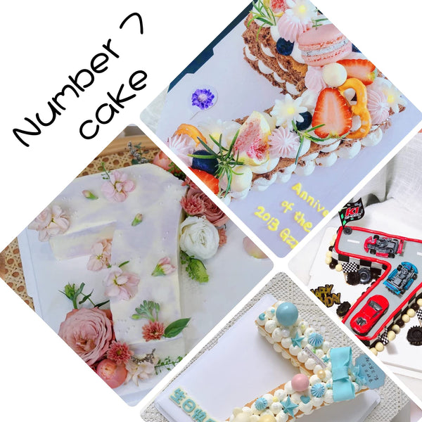 Honnesserry Number 0-8 Cake Tins, Non-Stick Silicone Number Baking Tins, Large Number Cake Moulds, Number Cake Pan for Birthday and Wedding