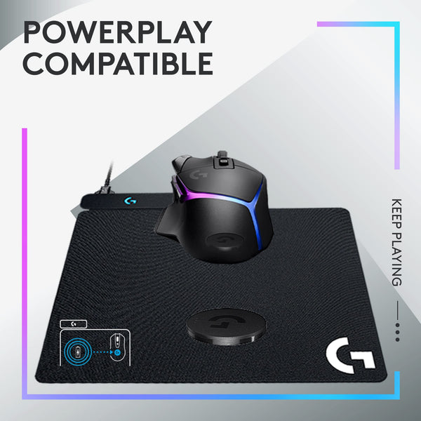 Logitech G G502 X PLUS LIGHTSPEED Wireless RGB Gaming Mouse - Optical mouse with LIGHTFORCE hybrid switches, LIGHTSYNC RGB, HERO 25K gaming sensor, compatible with PC - macOS/Windows - Black