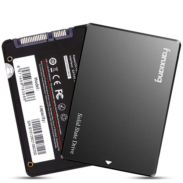 fanxiang S101 256GB SSD Internal SSD SATA III 6Gb/s 2.5" Read Speed Up to 550MB/s, Compatible with Laptops and Desktops (Black)