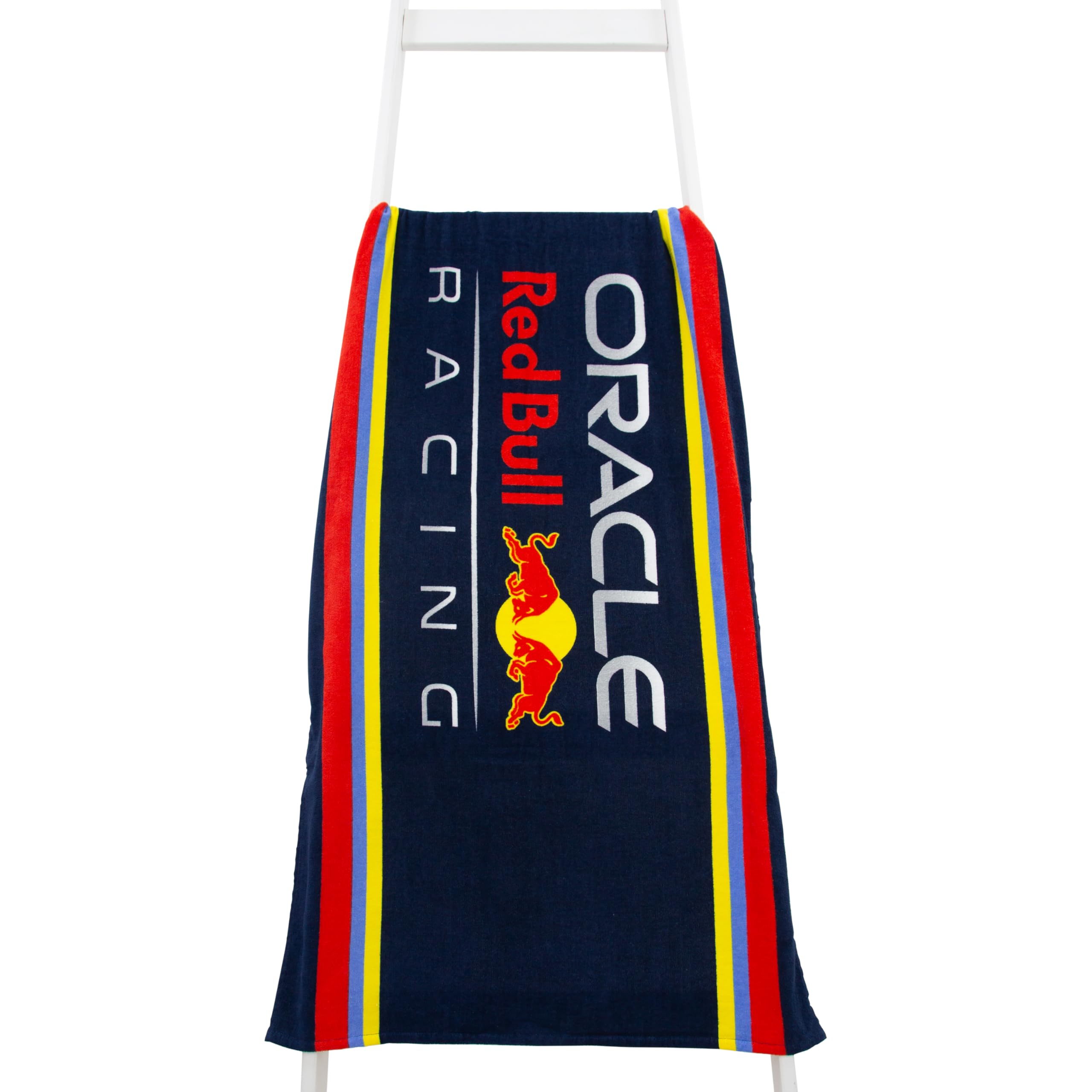 CHARACTER WORLD Official Red Bull Racing Towel | Super Soft Feel, Tricolour Formula One Team Design | Perfect The Home, Bath, Beach & Swimming Pool |