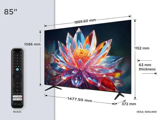 TCL 32 Inch Full HD Smart QLED Direct LED 32SF560-UK with Fire TV, Voice Remote with Alexa