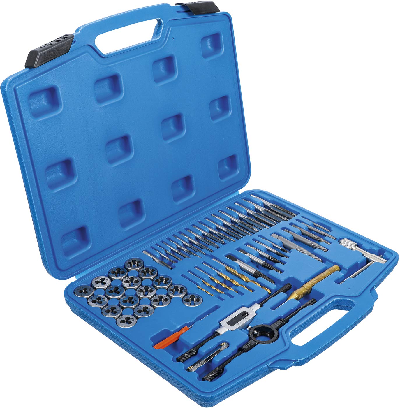BGS 70105 | Tap and Die Set | Inch Sizes | 1/4" - 1/2" | 56 pcs.