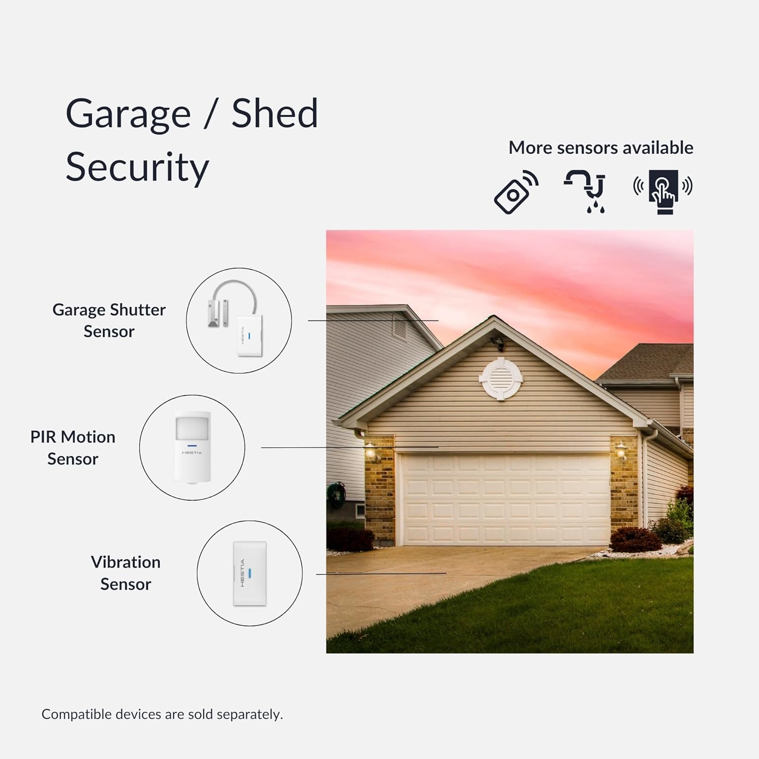 HESTIA Smart Home Security Systems, No Monthly Fee Wireless Alarm