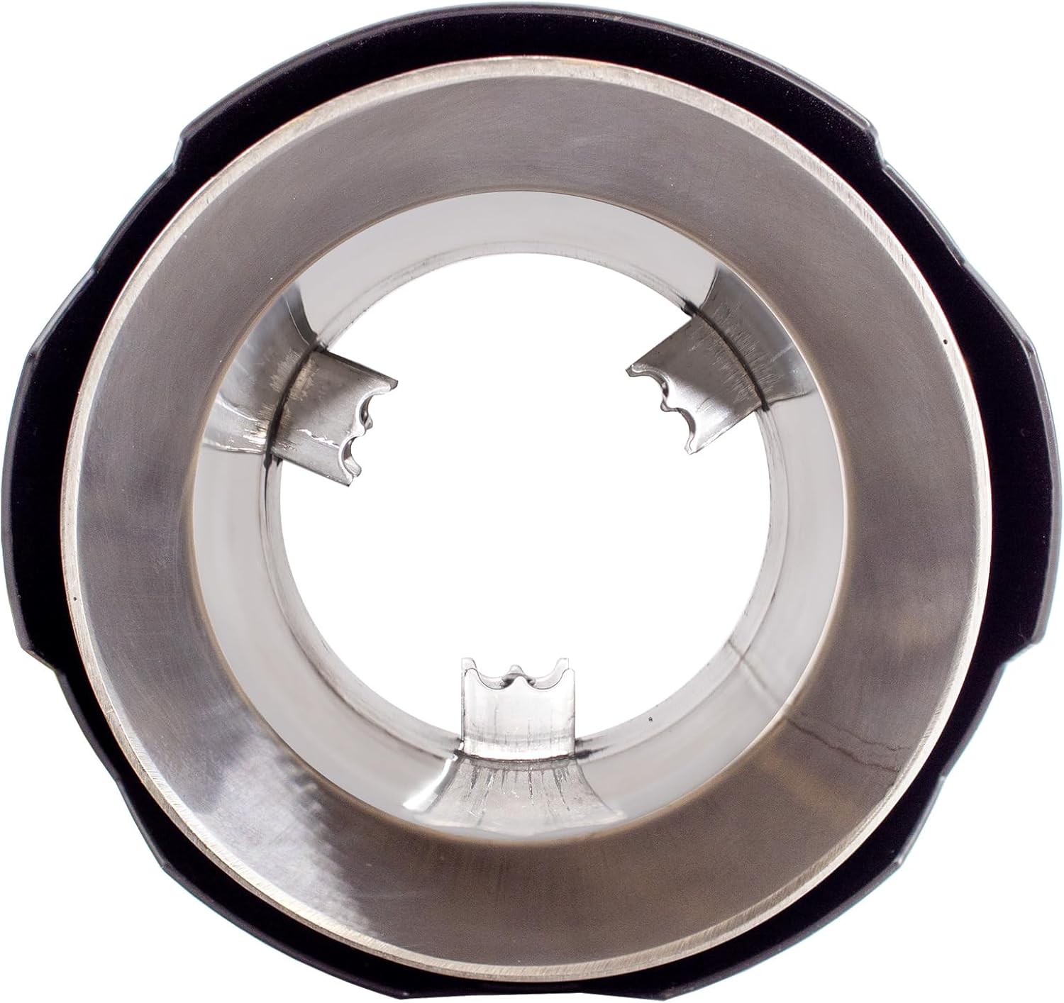 Simoni Racing Exhaust Tip Round/Slanted Matt-Black+Inox - Ø116xL170mm - Installation 42-74mm