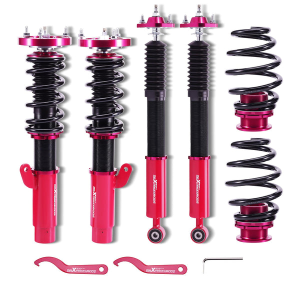 maXpeedingrods Coilovers Shock Struts for E46 (1998-2006) 316i, 318i, 320i, 323i, 325i, 328i, 330i, M3 Adjustable Damper