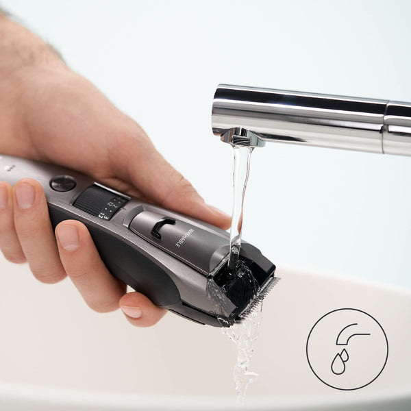 Panasonic ER-GB62 Wet & Dry Electric Hair, Beard & Body Trimmer for Men with 40 Cutting Lengths, Black