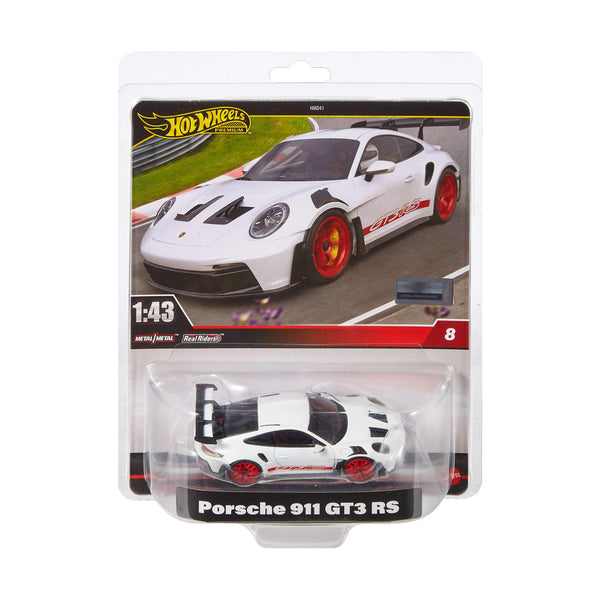 Hot Wheels Premium Ford Mustang, 1:43rd Scale Vehicle, Officially Licensed Replicas for Adult Collectors, Real Riders Tires, Metal/Metal Body & Chassis, HWT04